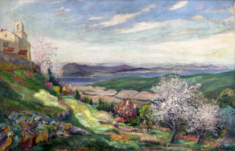 Gassin par  Hippolyte F&eacute;ron