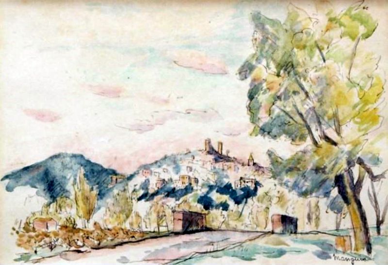Gassin par  Charles Manguin