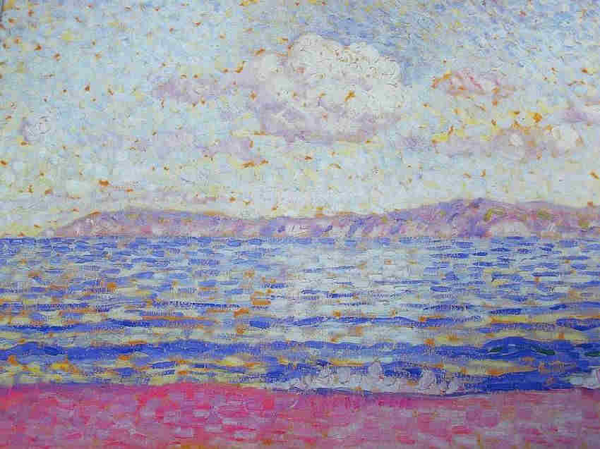 &icirc;le du Levant par Th&eacute;o van Rysselberghe