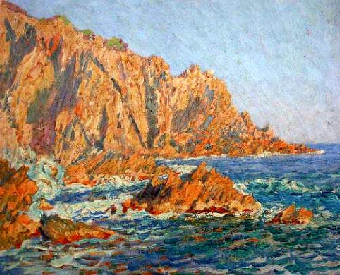 Calanque &agrave; Porquerolles par Jean Francis Auburtin