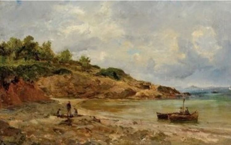 Sous le fort Ste-Agathe  &agrave; Porquerolles par raphael Ponson