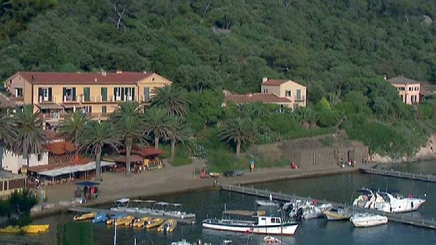 Restaurant et hotel, Port-Cros