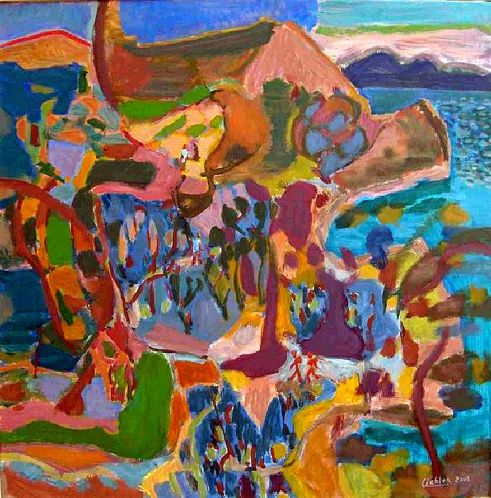 une journ&eacute;e  &agrave; l'&icirc;le de Port-Cros par Albert Lichten