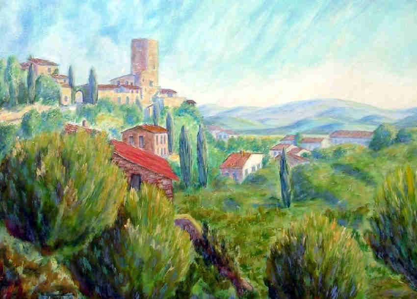 Les Arcs-sur-Argens, la Tour du Guetteur par jean-Michel Fournier