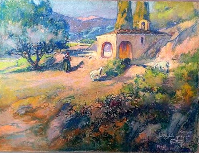 Chapelle &agrave; Lorgues par Louis Fortuney 