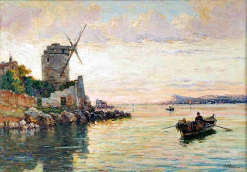 Moulin &agrave; Saint-Cyr-sur-Mer Jules Claverie