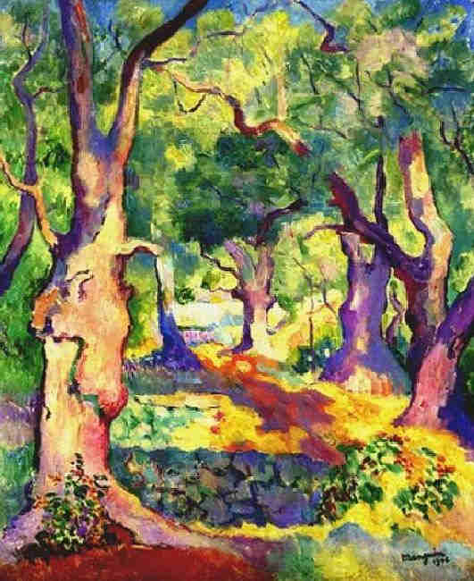 Oliviers  &agrave; Cavali&egrave;re par Henri Manguin