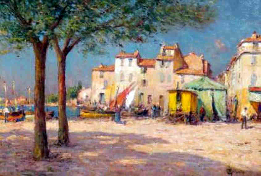 Place du Bal &agrave; St-Tropez Henry Malfroy