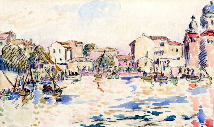 POrt et cath&eacute;drale de St-Rapha&euml;l par Henri Person