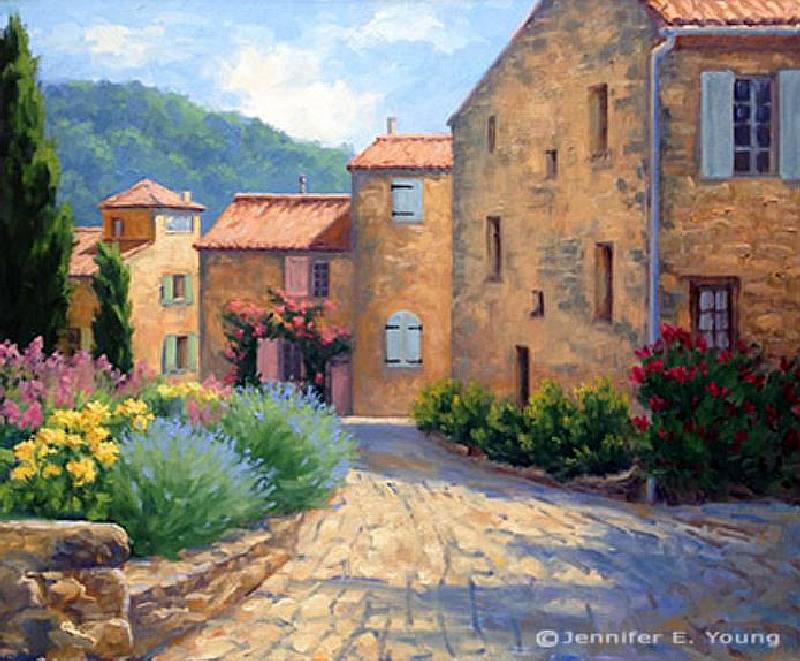 Summer bloom Ansouis by Jennifer E. Youohg