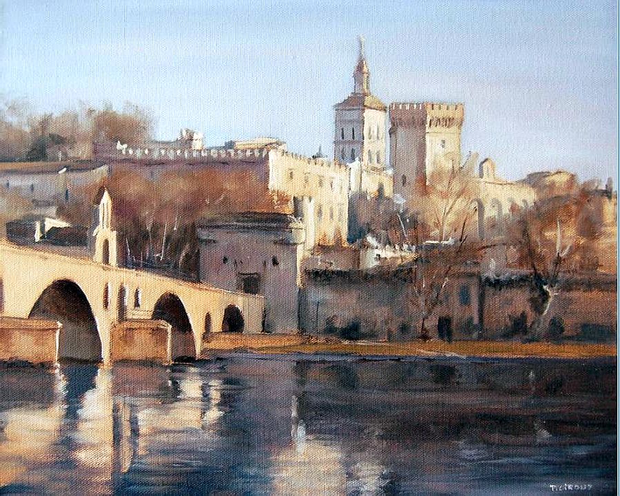 ue d'Avignon et pont B&eacute;nezet par Pascal Giroud
