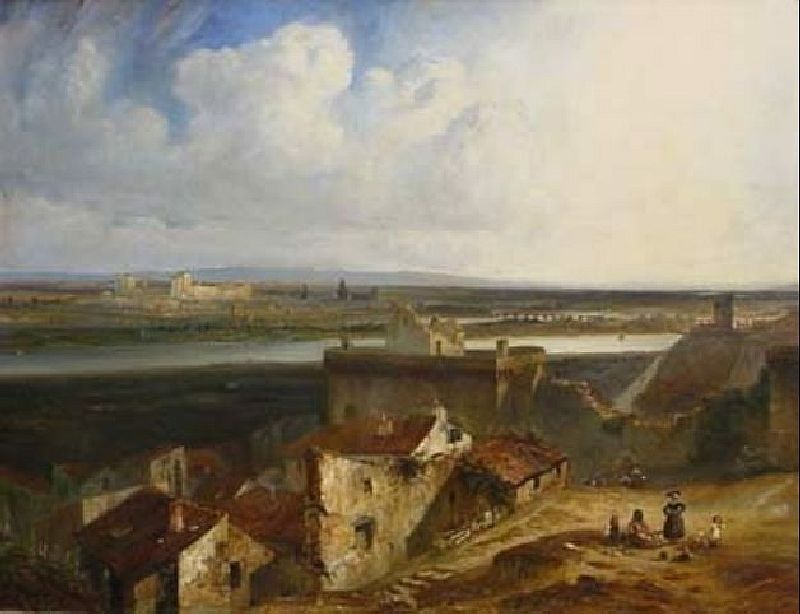 Avignon par Paul Huet