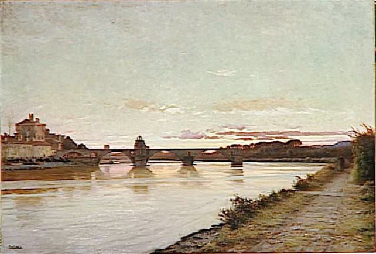 Pont d'Avignon par  Paul-Jean-Marie Sa&iuml;n-