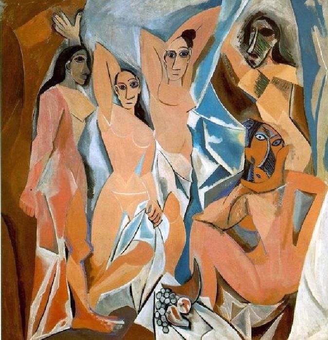 les demoiselles d'Avignon par Pablo Picasso