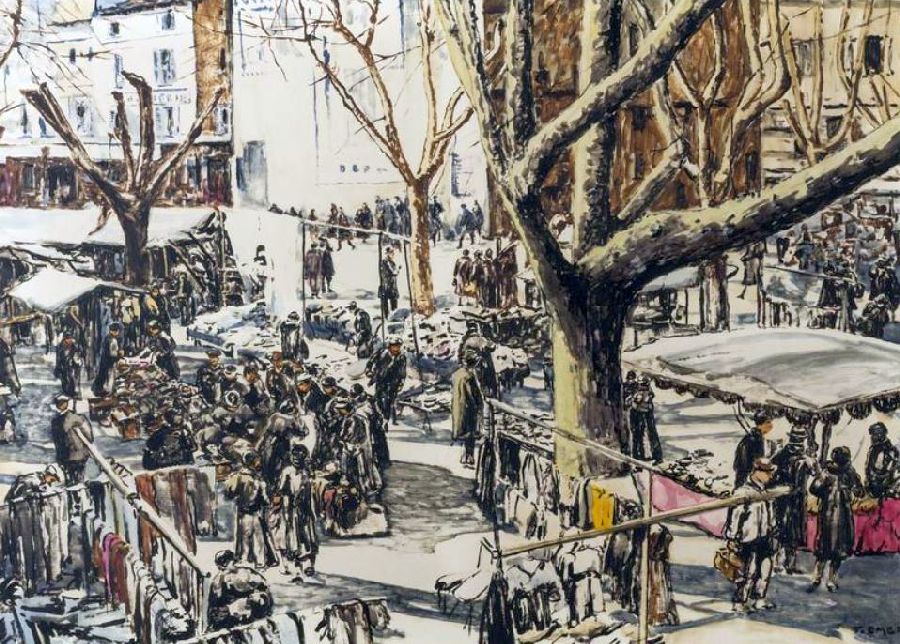 March&eacute; l'hiver &agrave; Avignon par Fran&ccedil;ois Omer
