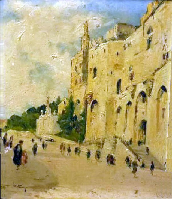 Place du palais des papes d'Avignon anim&eacute;e par Charles Vionnet
