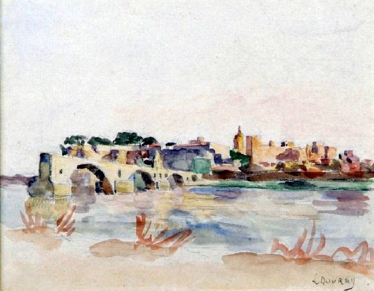 Le pont d'Avignon par Abel Lauvray