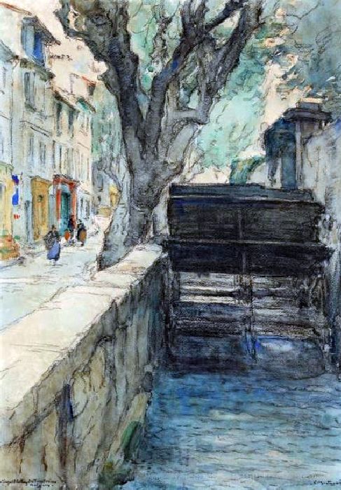 Rue Carreterie par Louis Agricol Montagn&eacute;