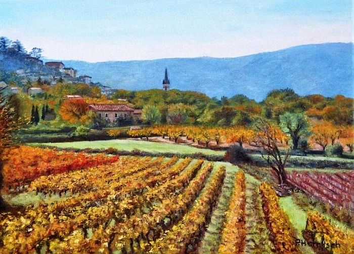 Automne &agrave; Bonnieux par Pascale Syden-Harnisch