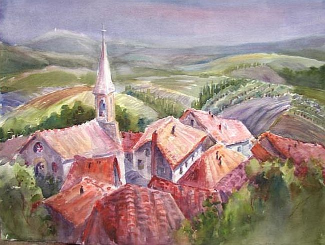 Bonnieux  Luberon par Kay Duffy