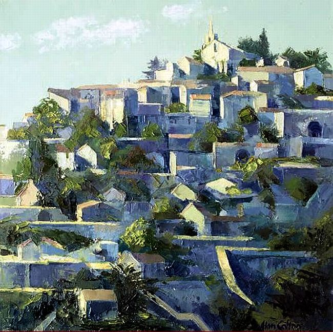 Bonnieux vers le soir par Allan Cotton