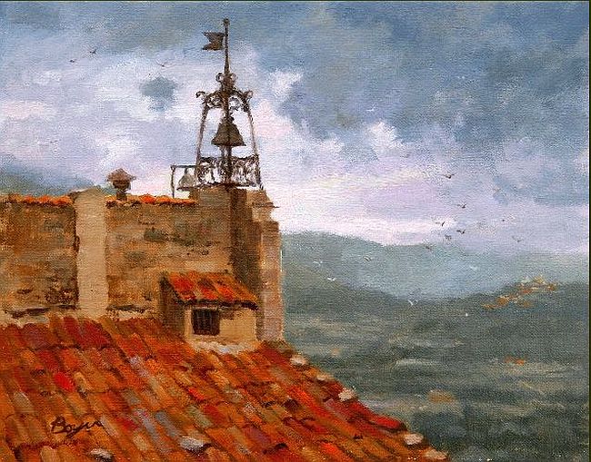 Cloche de la  vieille &eacute;glise de Bonnieux par Richard Boyer