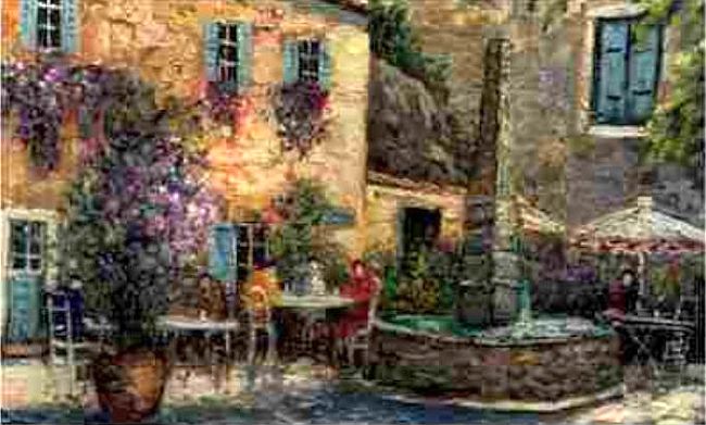 La Fontaine de Bonnieux par Robert Mogisse