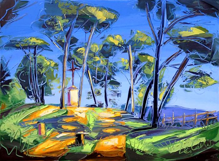 Sur les hauteurs de Bonnieux par Julien Lecaro