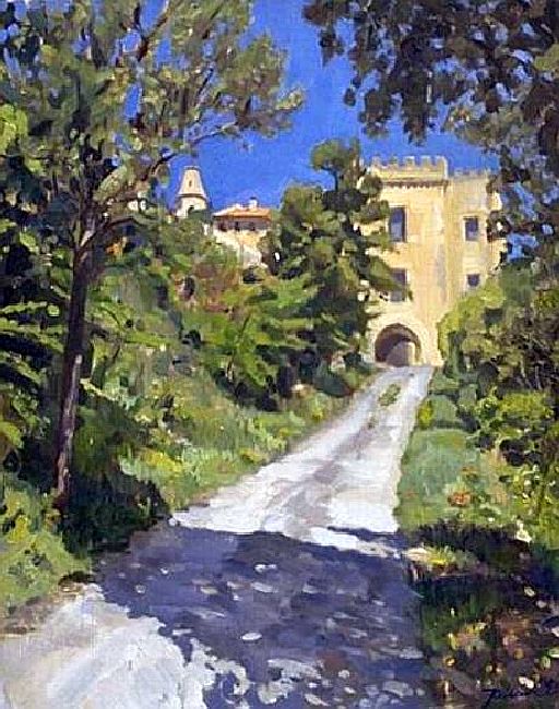 Ch&acirc;teau de Crillon-le-Brave par Julian Merrow-Smith