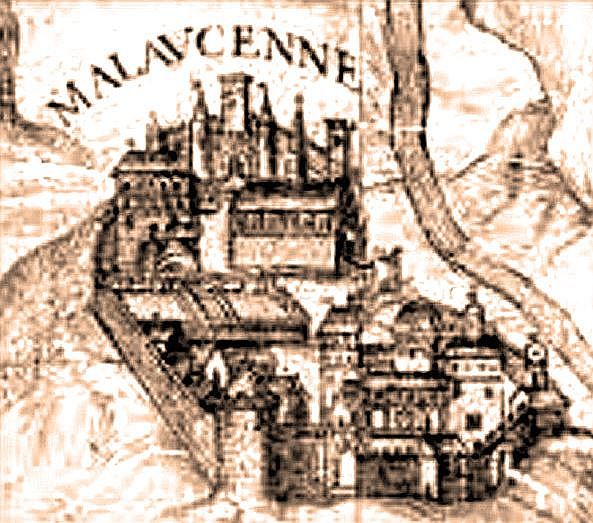 chateau de Malaucene au moyen-&acirc;ge