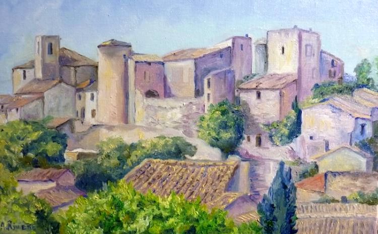 Chateau de Ved&egrave;ne par Annie Rivi&egrave;re