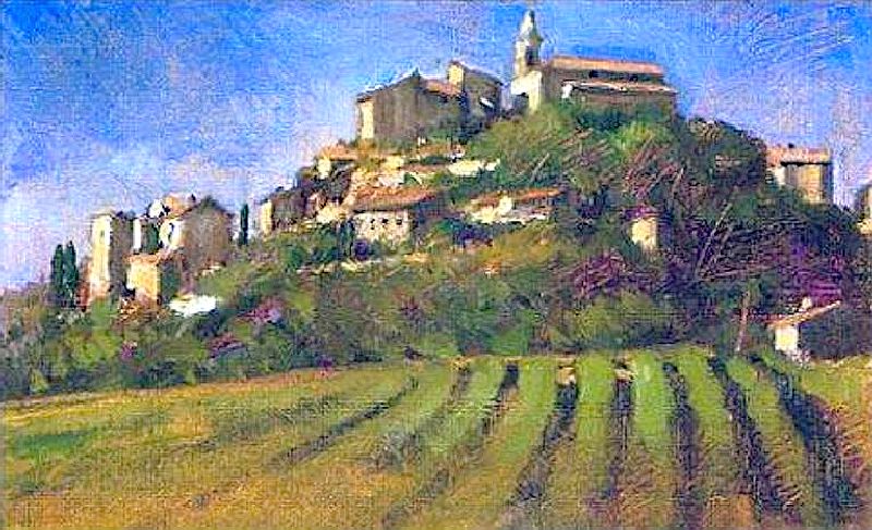 Crillon-le-Brave par Julian Merrow-Smith