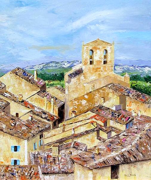 Toits de Cucuron par  Marc Amiel