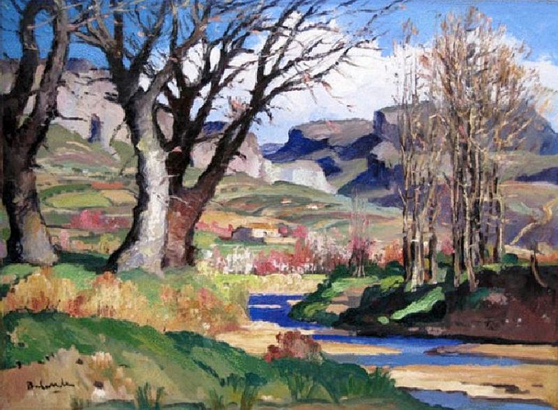 Dentelles de Montmirail par  Gaston Balande