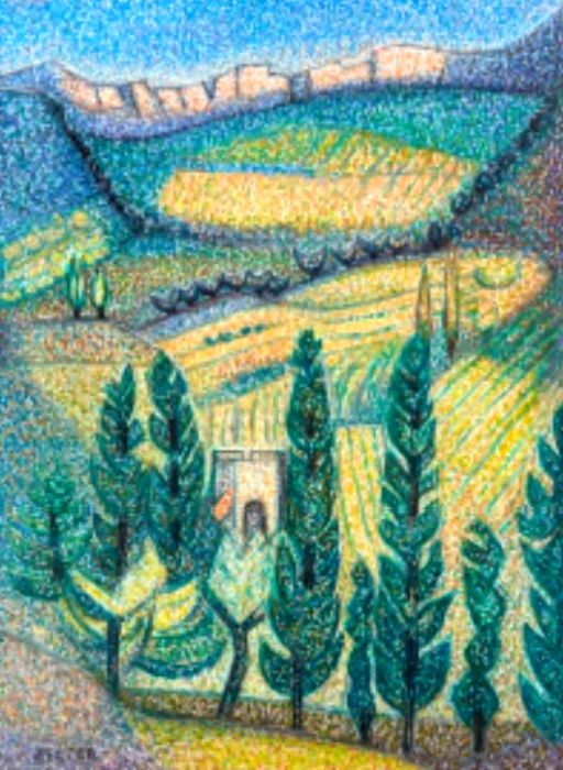 Dentelles de Montmirail par Georges Zelter