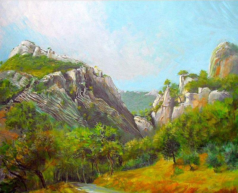 Dentelles de Montmirail par  Marcel Pierre