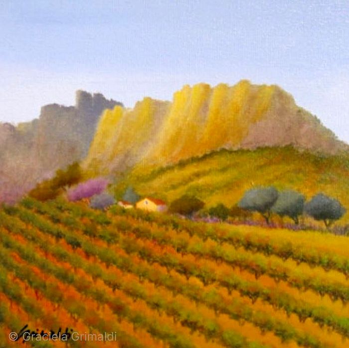 Dentelles de Montmirail par Graciela Grimaldi