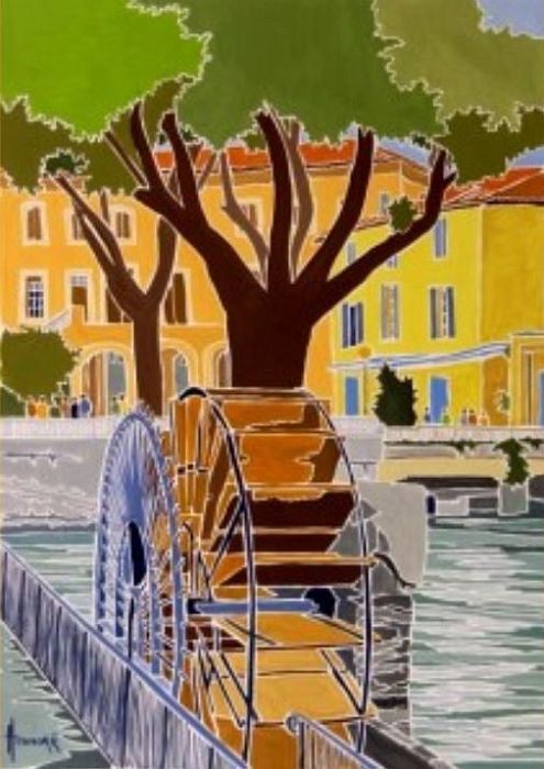 Fontaine de Vaucluse par Honor&eacute;