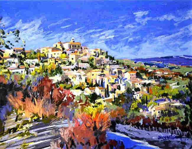 Gordes en &eacute;t&eacute;  par Tony Brummell Smith