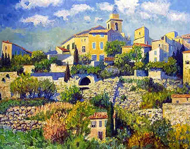 Le rocher de Gordes par Alfred Persia