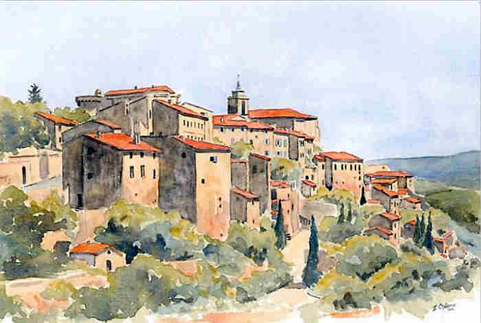 Vue de Gordes par Ian Osborne