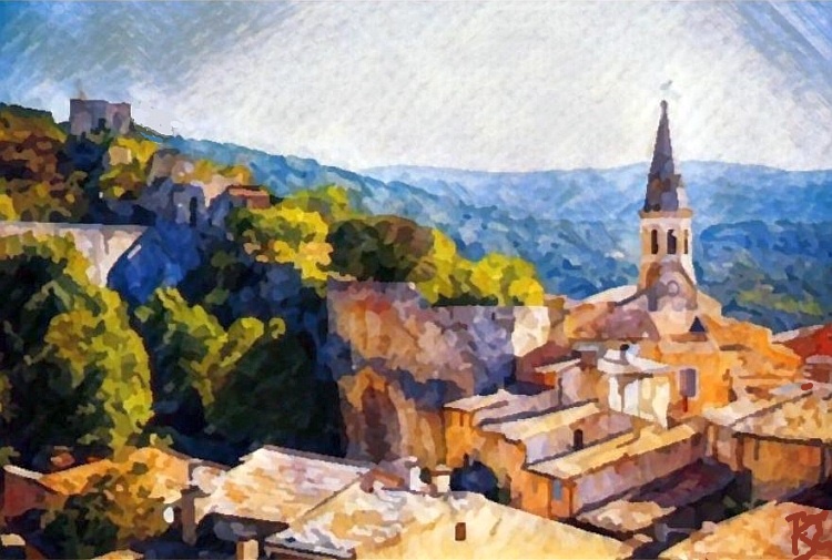 Vue d'Apt par Dan Kopel