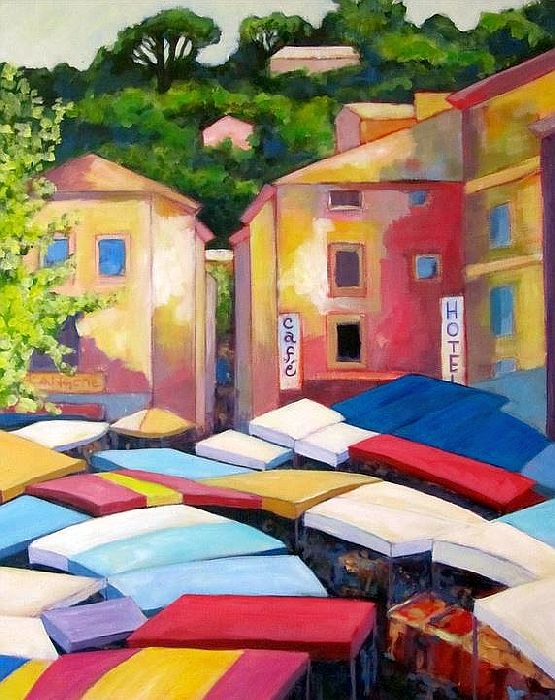 Market day in Apt by Patricia MacDonald