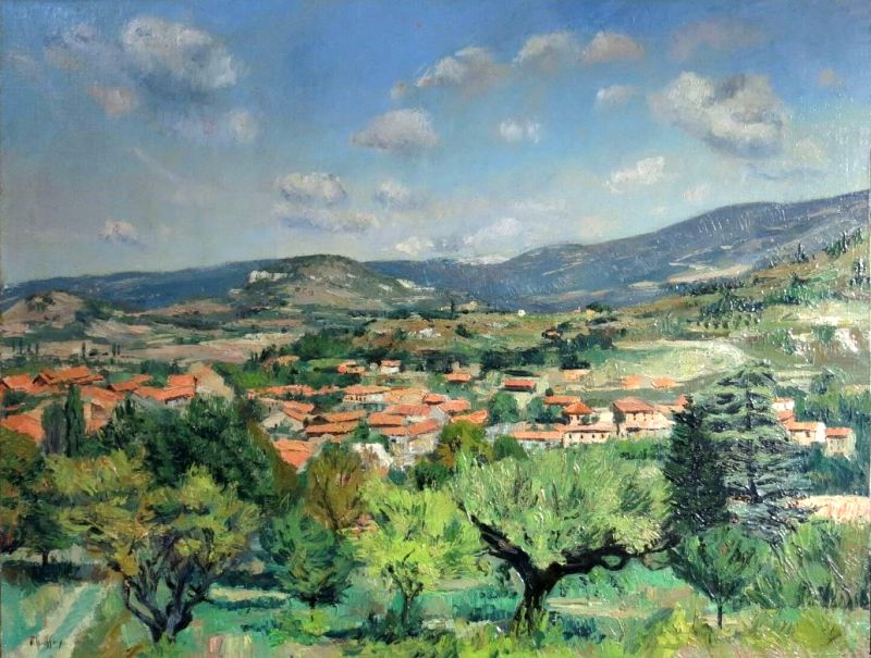 Vue d'Apt par Robert Thieffry