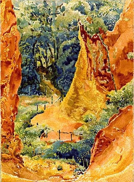 Large chemin &agrave; Rustrel par Jessica hartman