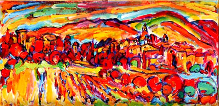 L'entr&eacute;e de Lourmarin par Brenda J Clark