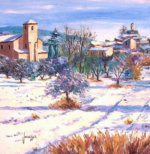 L'hiver &agrave; Lourmarin par Jean-Marc Janiaczyk