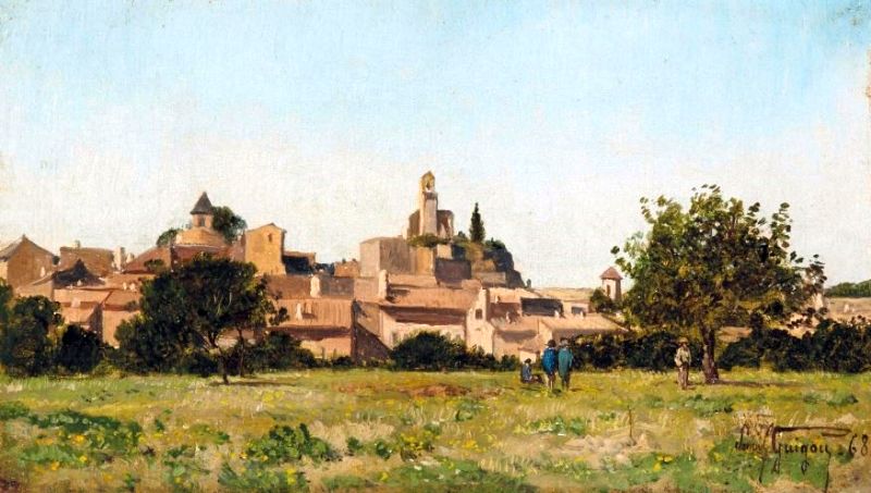 Village de Lourmarin par Paul Guigou