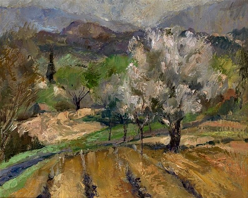 Vue d'Opp&egrave;de  le Vieux  par Georges de Pogedaieff