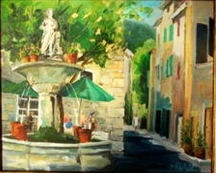 La fontaine de Saignon par R&eacute;my Bachelet